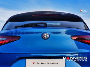 Alfa Romeo Stelvio Roof Spoiler - Carbon Fiber - Stile Italia Alfa Romeo Stelvio Roof Spoiler - Carbon Fiber - Stile Italia